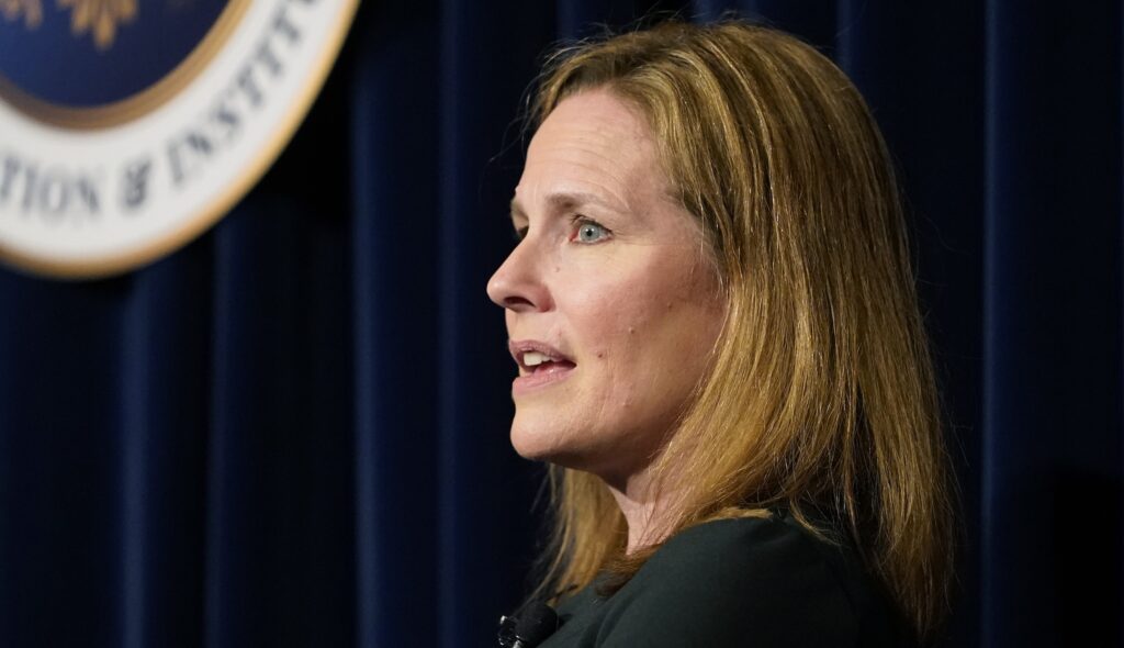 Amy Coney Barrett
reminds us the role of a Supreme Court justice
