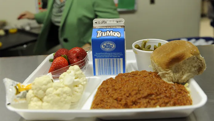 Free school lunches
are making childhood obesity worse