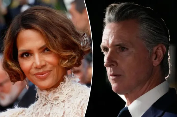 Halle Berry has no
idea how right she is about Gavin Newsom