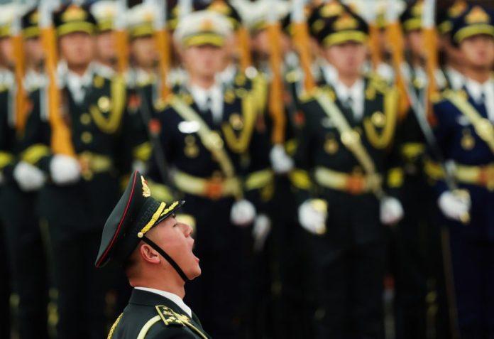 China’s military
is staring down the barrel of its gun