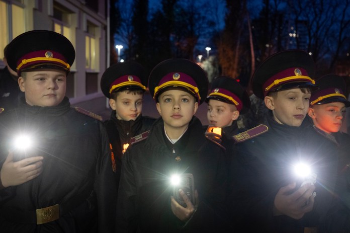 The US can help end
the militarization of Ukrainian children
