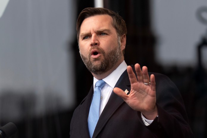 Vance takes a strong
and justified stance against far-right internet star Nick Fuentes